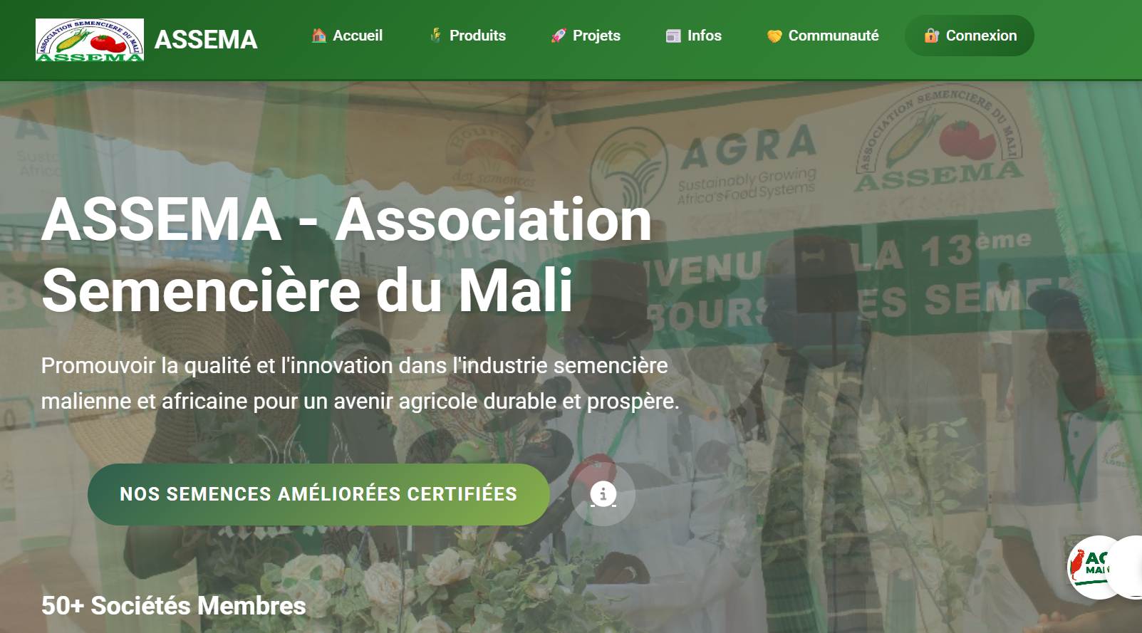 Site Assema Mali
